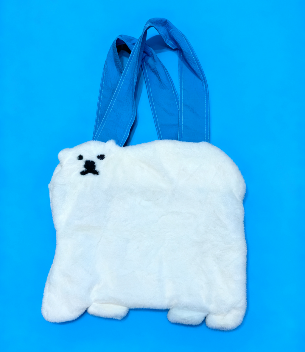 Fluffy bear bag