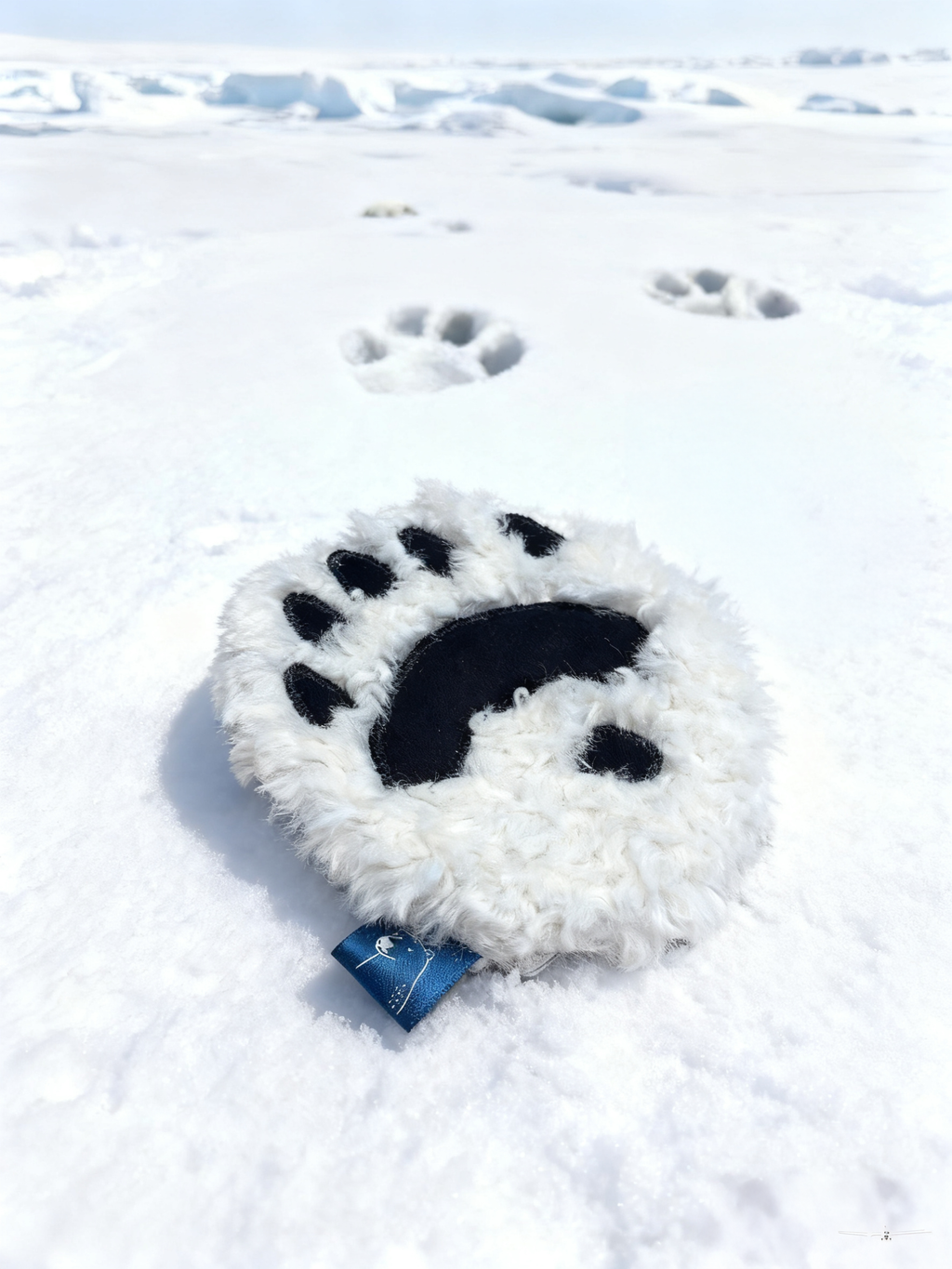 Polar Bear Paw coasters