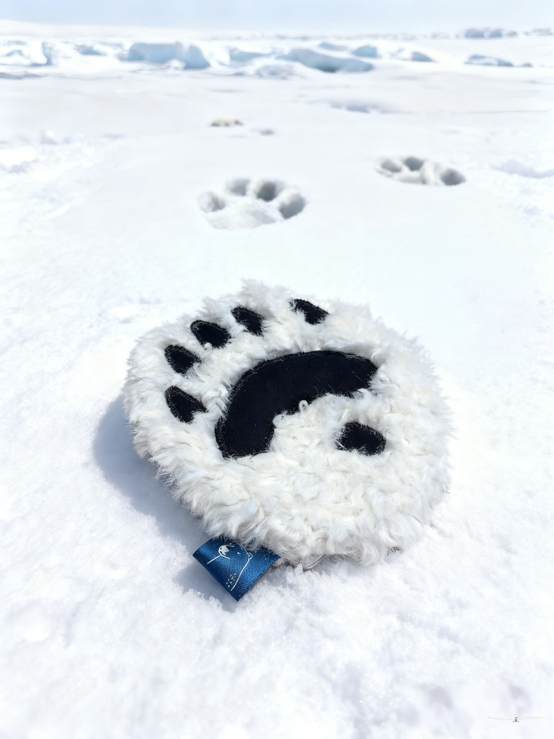 Polar Bear Paw coasters