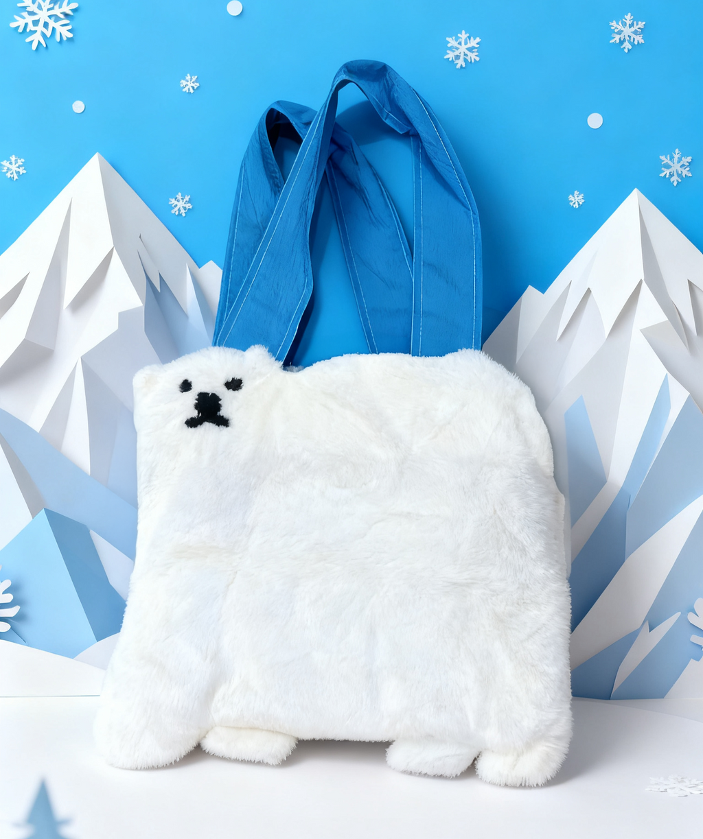 Fluffy bear bag