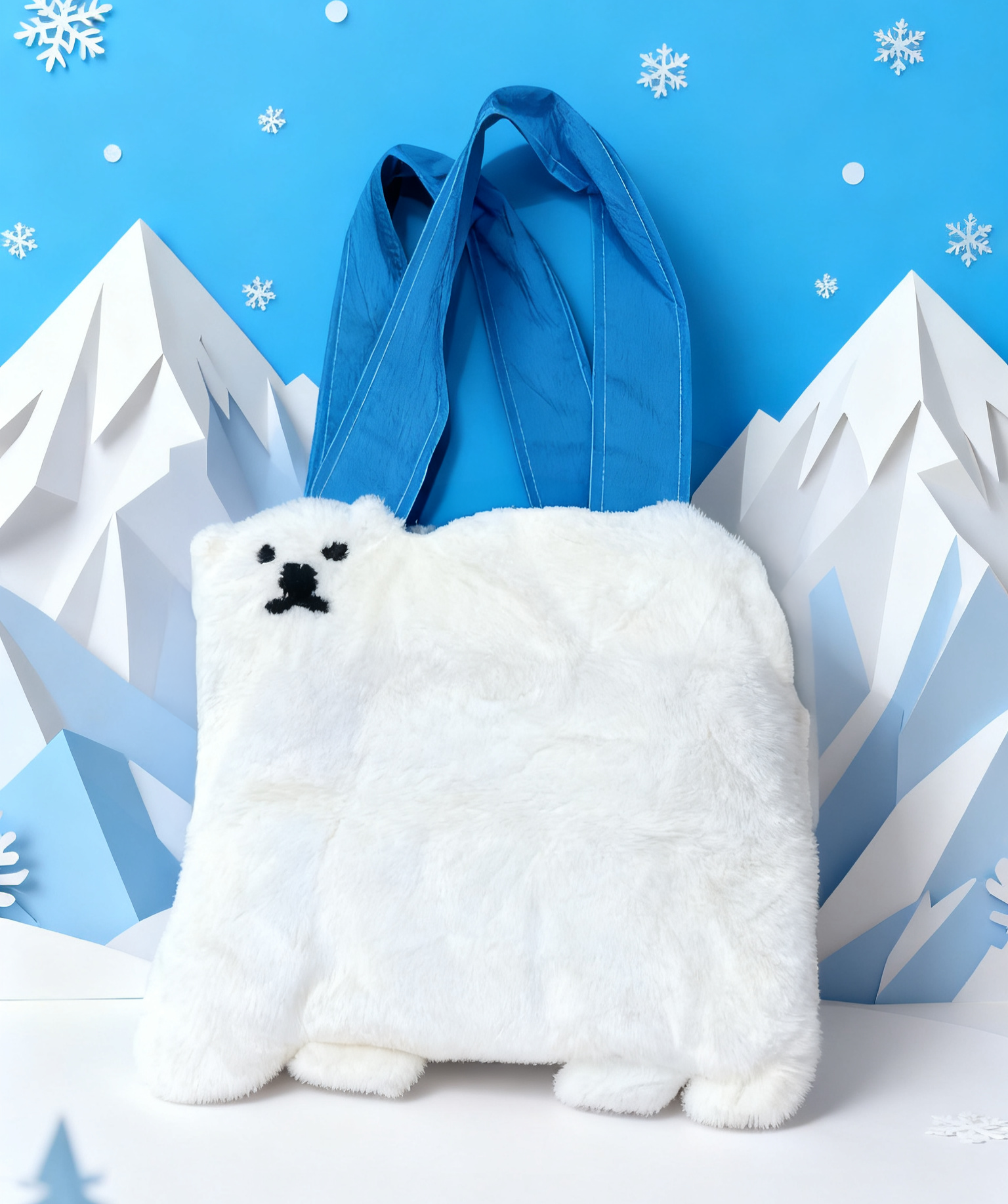 Fluffy bear bag