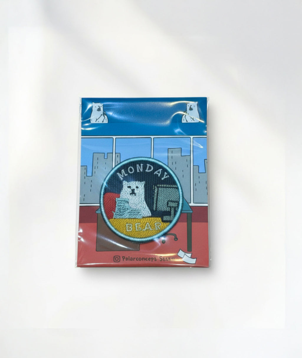 Polar Bear Embroidery patches