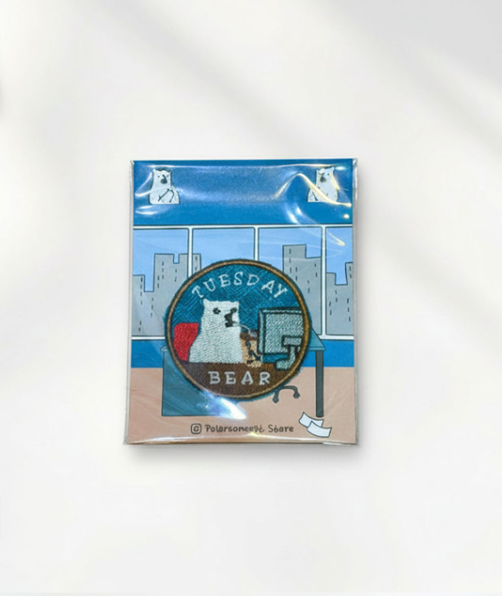 Polar Bear Embroidery patches