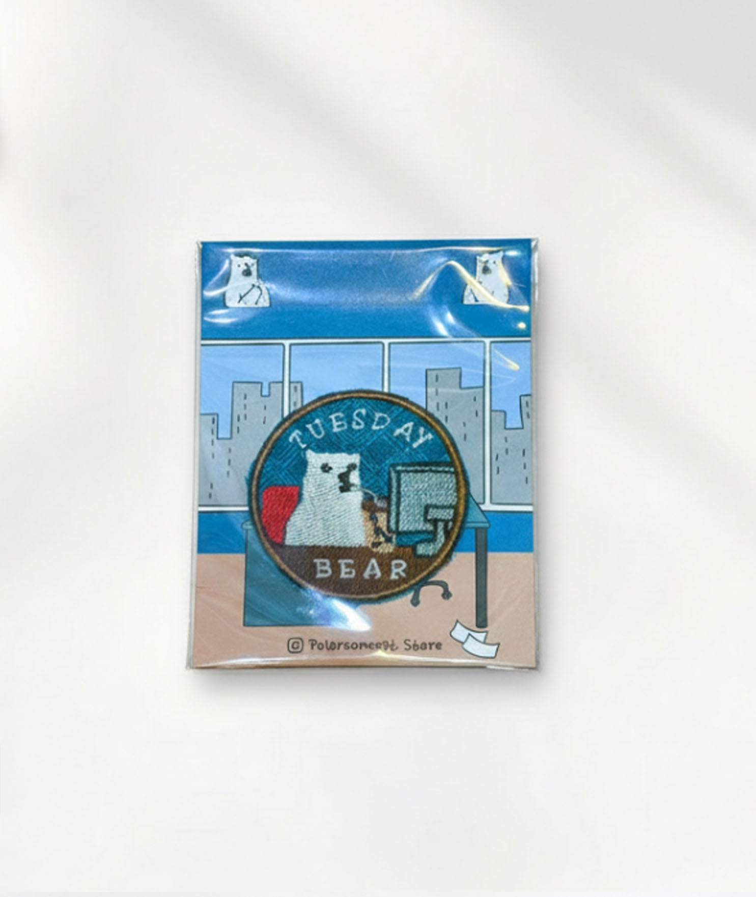 Polar Bear Embroidery patches